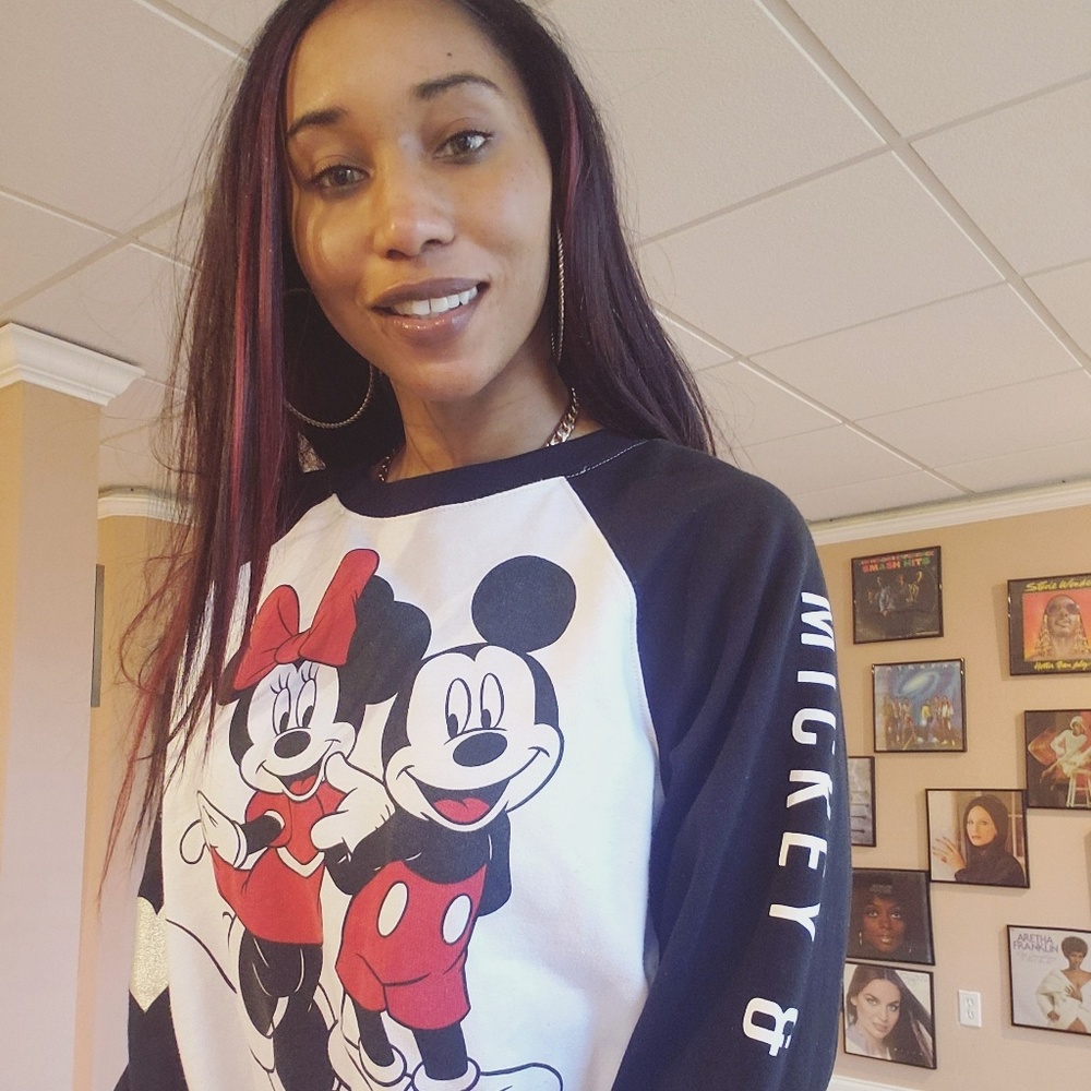 Vintage Disney Mickey & Minnie Mouse SweatShirt